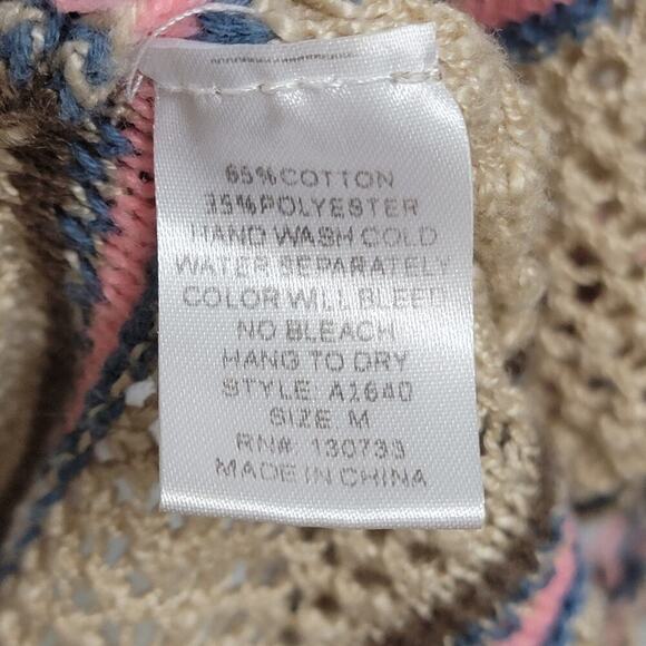 Umgee Open Knit Long Line Hooded Cardigan Sweater - Picture 10 of 10